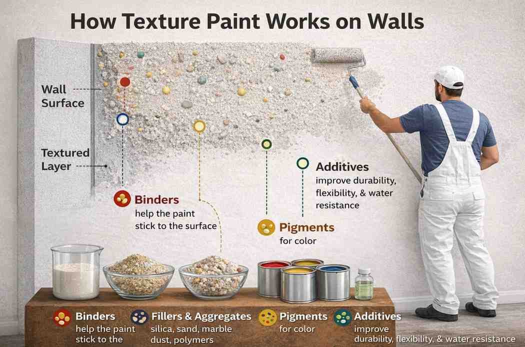 How Texture Paint Works, Paint Manufacturer in Sakoli, wholesale texture in Telhara