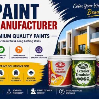 No.1 Advanced Paint Manufacturer in Tiosa | Decorative & Durable Wall Paints