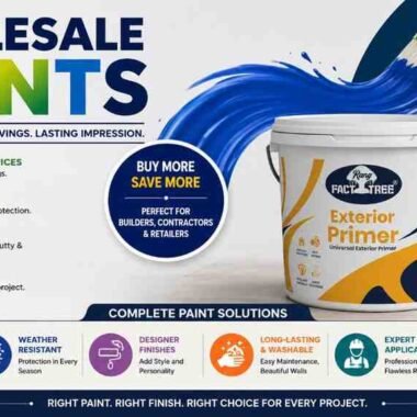 No.1 Reliable Wholesale Paints in Tiosa | Decorative & Long-Lasting Paint Solutions